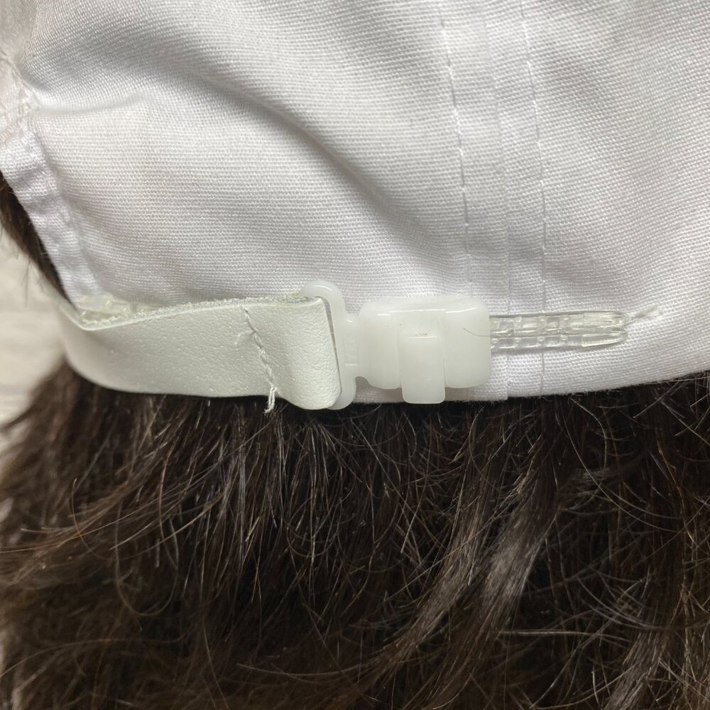 Vintage Farmer Hat Rope Cap Strap Belt White Uni-Power UFA Petroleum Fuel - Picture 4 of 9